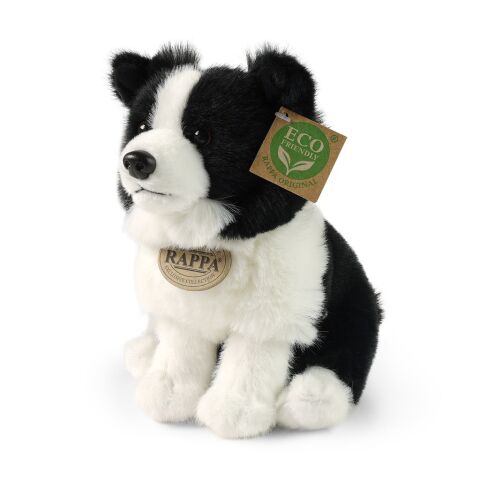 Rappa Plush dog border collie 23 cm SOFT COLLECTION, ECO-FRIENDLY